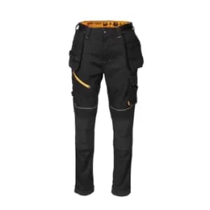 Image of Holster Workwear Black Trouser - Size 42R