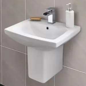 Image of Semi Pedestal and Basin 460mm - Tabor