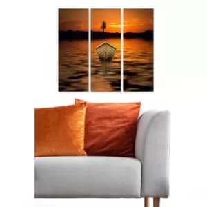 Image of MDF1669244 Multicolor Decorative MDF Painting (3 Pieces)