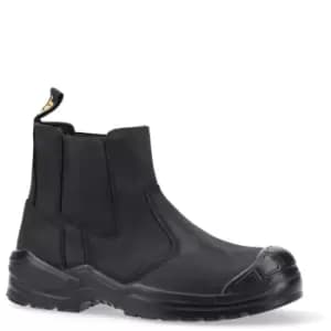 Image of Caterpillar Unisex Adult Striver Dealer Leather Safety Boots (12 UK) (Black)