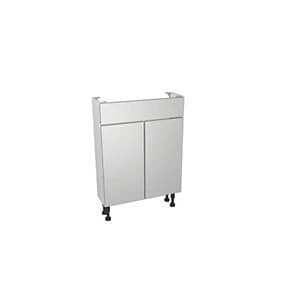 Image of Wickes Vienna Grey Gloss Fitted Compact Units - 600 mm