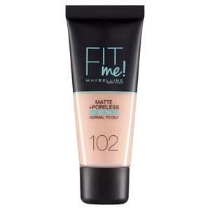 Image of Maybelline Fit Me Matte and Poreless Foundation Fair Ivory