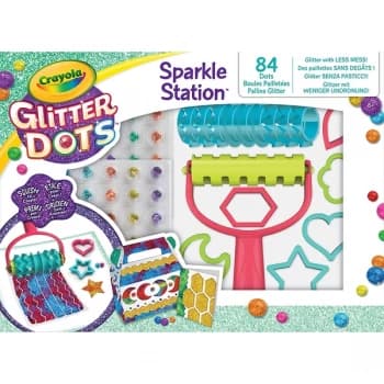 Image of Crayola Glitter Dots Sparkle Station