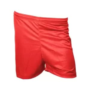 Image of Precision Unisex Adult Micro-Stripe Football Shorts (XXL) (Red)