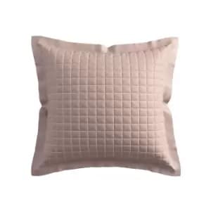 Image of Bedeck of Belfast Avita Sham Pillowcase, Tuberose/Silver