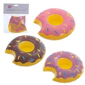 Image of Donut Fast Food Inflatable Drinks Holder (1 Random Supplied)