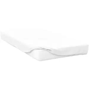 Image of Belledorm 200 Thread Count Cotton Percale Ultra Deep Fitted Sheet (Superking) (White) - White