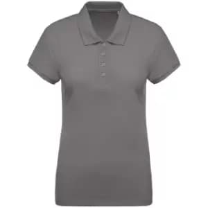 Image of Kariban Womens/Ladies Organic Pique Polo Shirt (XS) (Storm Grey)