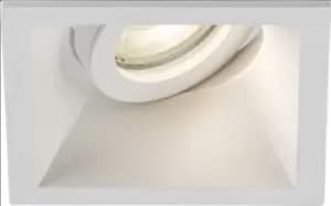 Image of KnightsBridge Dipa Single Tilt Square Anti-Glare Downlight White