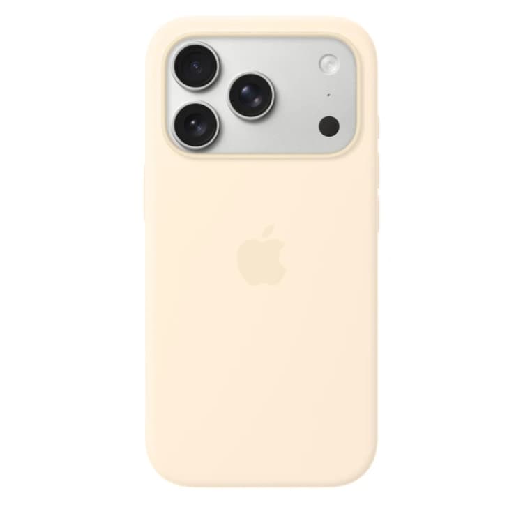Image of Apple Apple iPhone 17 Pro Silicone Case with MagSafe - Vanilla MHVX4ZM/A