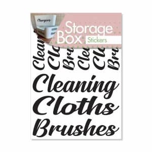 Image of Storage Stickers Cleaning