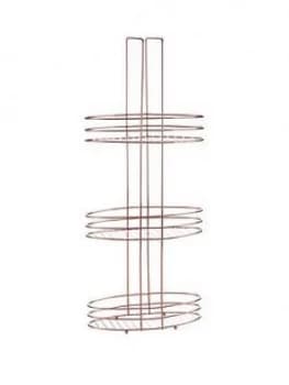 Image of Premier Housewares Copper Plated 3 Tier Storage Rack