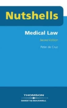 Image of Medical Law in a Nutshell by Peter De Cruz Paperback