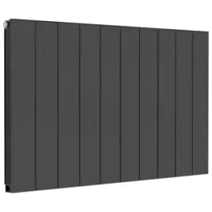 Image of Towelrads Ascot Single Anthracite Aluminium Designer Radiator - 60 X 10Cm