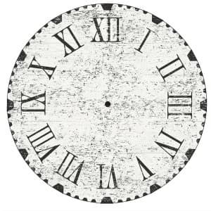 Image of Fine Decor Wall Pops Reclaimed Clock Wall Art Kit