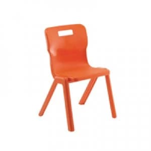 Image of Titan One Piece School Room Size 6 Orange KF78530
