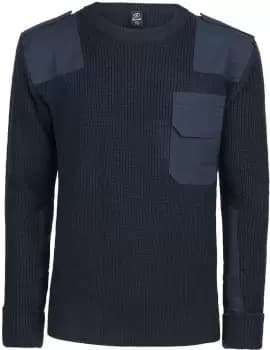 Image of Brandit BW Pullover, blue, Size 3XL, blue, Size 3XL