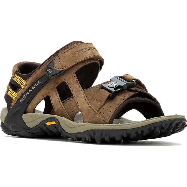 Image of Merrell Mens Kahuna III Walking Sandals - UK 9 Brown male PS4119ETH9