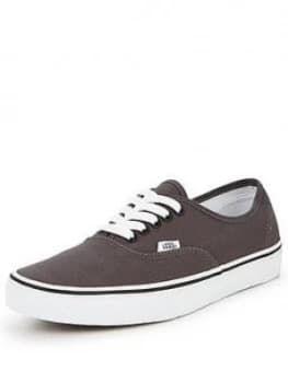 Image of Vans Authentic, Grey/White, Size 14, Women