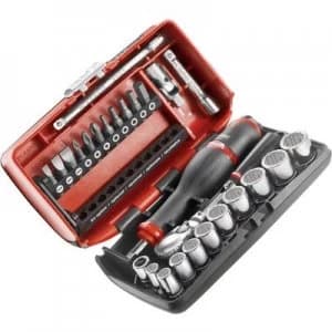 Image of Facom Bit set Metric 1/4 (6.3 mm) 25 Piece RL.NANO112