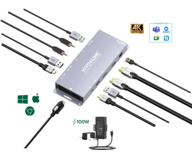 Image of Vivolink VLUSBCHUB3 USB graphics adapter