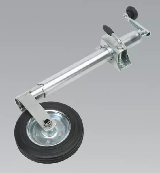 Image of Genuine SEALEY TB37 Jockey Wheel & Clamp Ø50mm - 200mm Solid Wheel