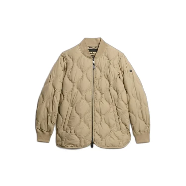 Image of Superdry Womens down jacket Superdry Beige Female XS