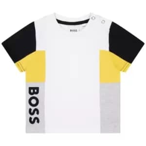 Image of Boss Boss Logo Tee Infants - White