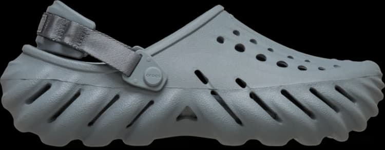 Image of Crocs Unisex Echo Clogs Concrete W7/M6