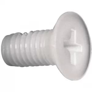 Image of Toolcraft Phillips Countersunk Screw DIN 965 Polyamide M5 x 30mm P...