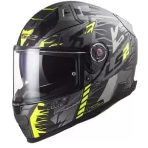 Image of LS2 Ff811 Vector Ii Techbot M.Titan.H-V Yell. Full Face Helmet 2XL