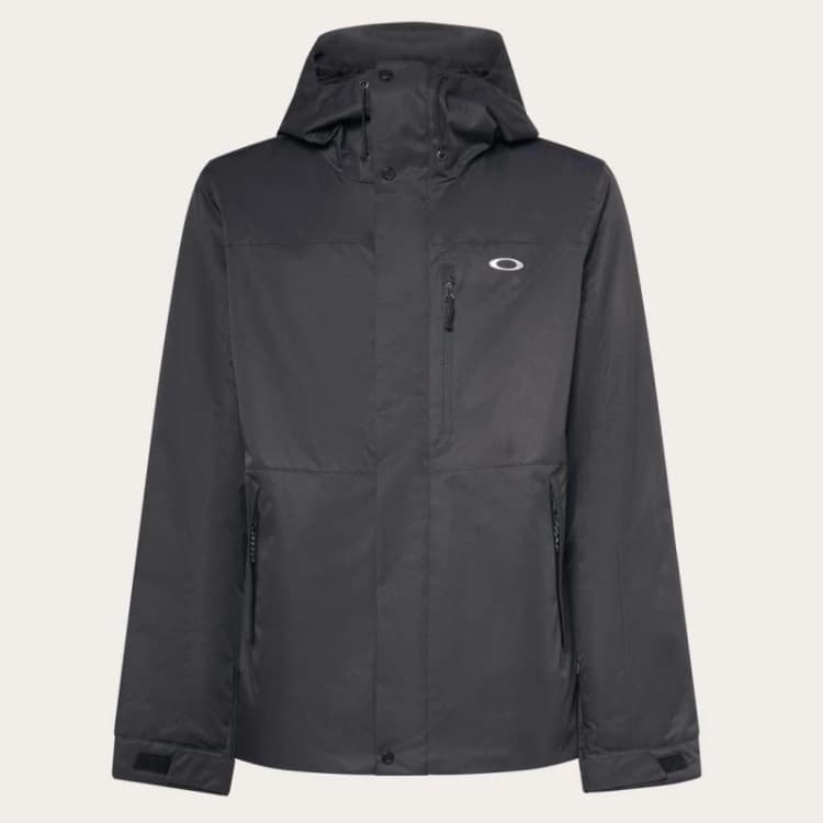 Image of Oakley Mens Westview Technical Streamlined Fit Ski Jacket Black male Large