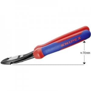 Image of Knipex 74 22 200 Workshop Kraft side cutter non-flush type 200 mm