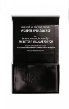 Image of Slip Black Slip Pillow Case Black