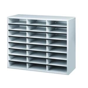 Image of Fellowes A4 Literature Sorter 24 Compartment Dark Grey 25041