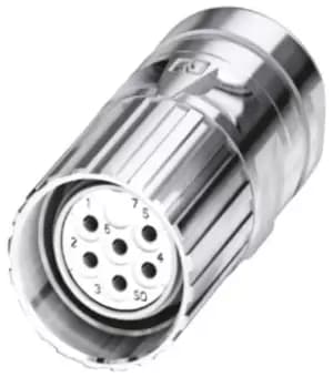 Image of Phoenix Contact Cable Mount Connector, 6 Contacts, M23 Connector