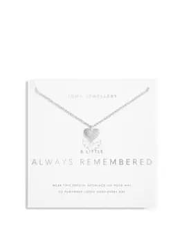 Image of Joma Jewellery A LITTLE ALWAYS REMEMBERED NECKLACE, Silver, Women