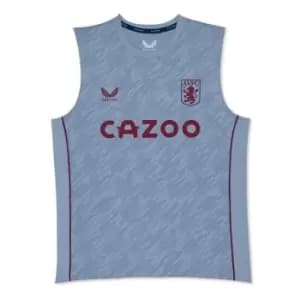 Image of Castore Aston Villa Training Vest Juniors - Blue