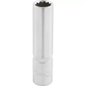Image of Deep Socket 8MM X 1/4" Square Drive Bi-hexagon Chrome Vanadium (12-Point)