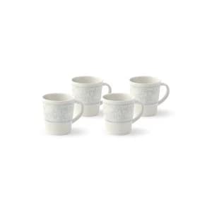 Image of Royal Doulton Polar Blue Mugs X4 Ellen Degeneres Blue