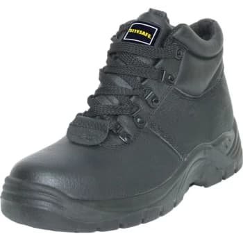 Image of SSF01 Mens Size 11 Black Safety Boots - Sitesafe