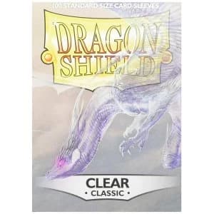 Image of Dragon Shield Classic - Clear 100 Sleeves (10 Packs)
