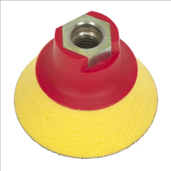 Image of Genuine SEALEY PTCBPV4S Hook & Loop Ultra Soft Backing Pad Ø70mm M14 x 2mm