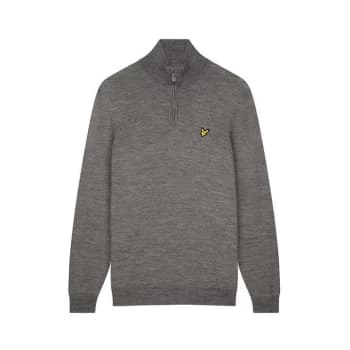 Image of Lyle and Scott Golf Zip Top - Grey
