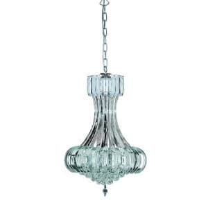 Image of 6 Light Ceiling Pendant Chandelier Chrome, E14
