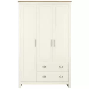 Image of Lancaster Triple Wardrobe Cream