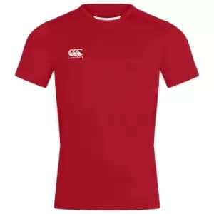 Image of Canterbury Unisex Adult Club Dry T-Shirt (L) (Red)