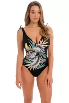 Image of Bamboo Grove Placement Print Swimsuit