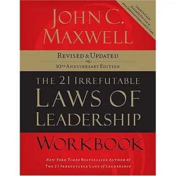 Image of The 21 Irrefutable Laws of Leadership Workbook by John C Maxwell Book