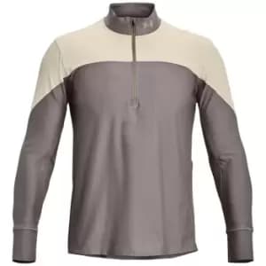 Image of Under Armour Qualifier Zip Top Mens - Grey